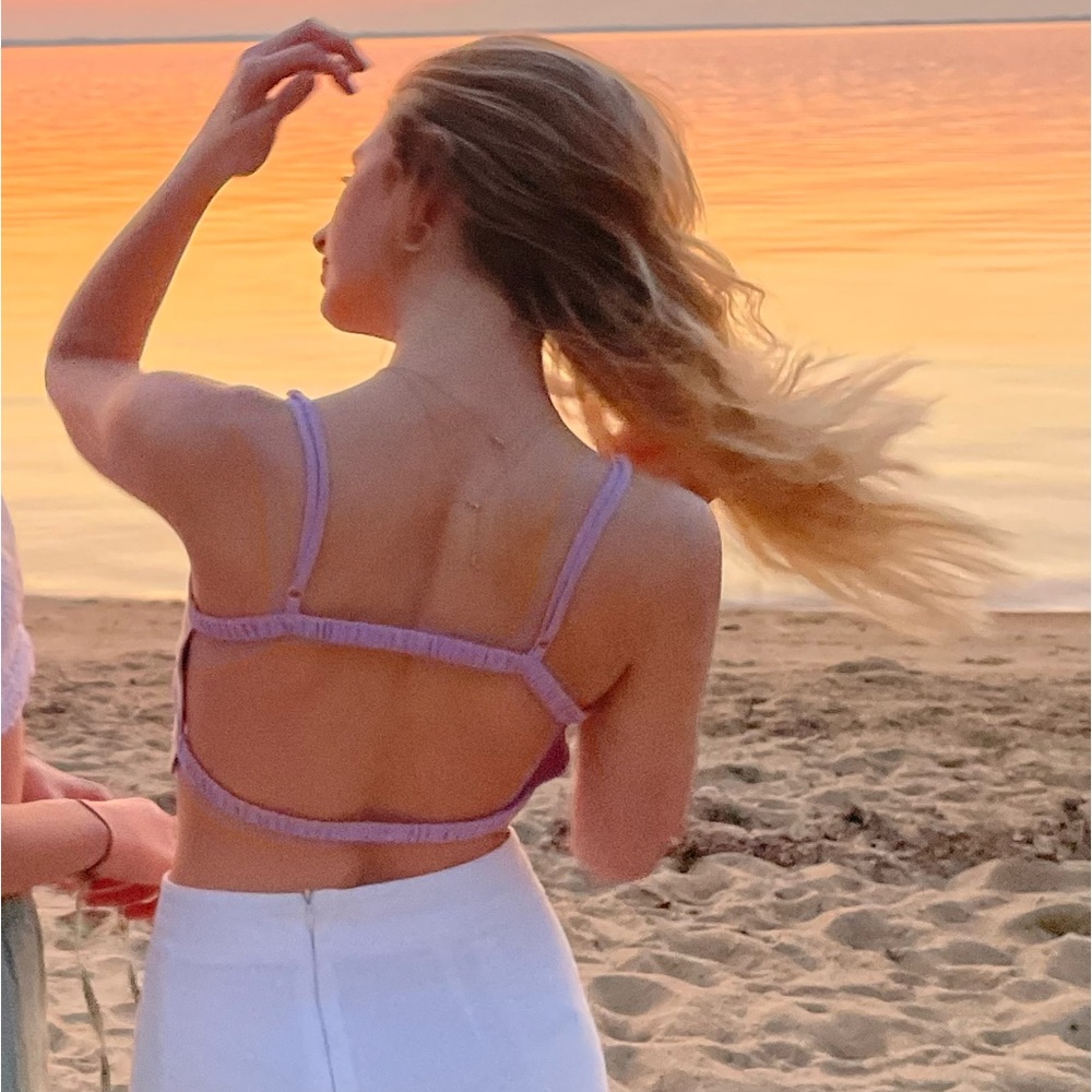 KENDALL & KYLIE OPEN BACK TOP-PACSUN